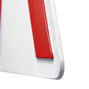 NASA Logo Embossed Shaped Metal Wall Sign - 28.5" x 8.75"